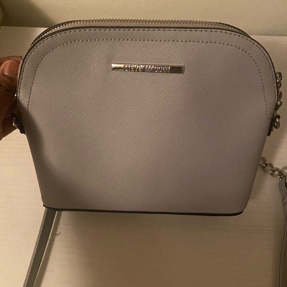 Steve Madden Bags | Gray Steve Madden Purse with Long Strap